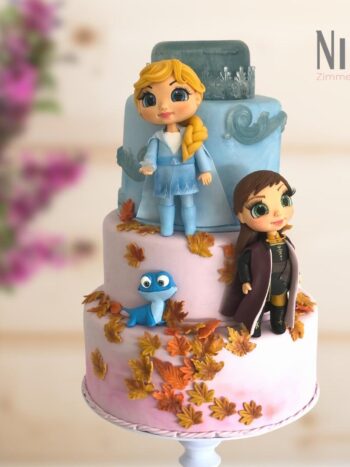 Bolo cenográfico Frozen 2