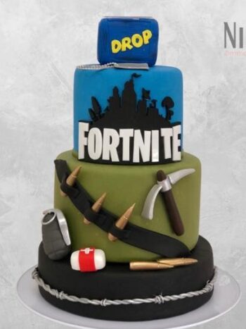 Bolo cenográfico Fortnite