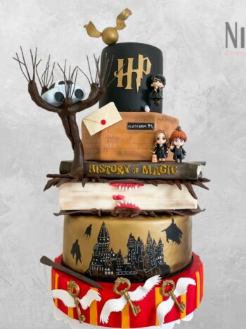 Bolo cenográfico Harry Potter luxo