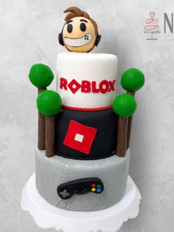 Bolo cenográfico Roblox 1