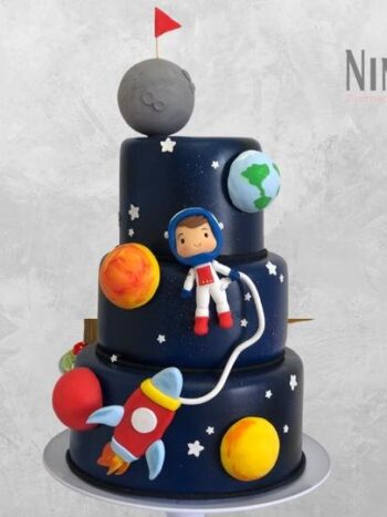 Bolo cenográfico Astronauta 2