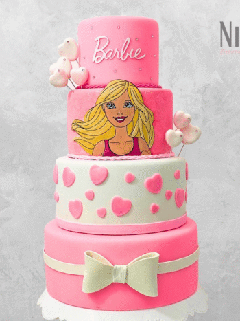 Bolo cenográfico Barbie 1