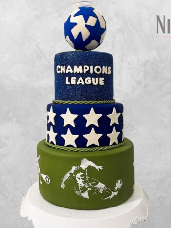 Bolo cenográfico Champions League 1