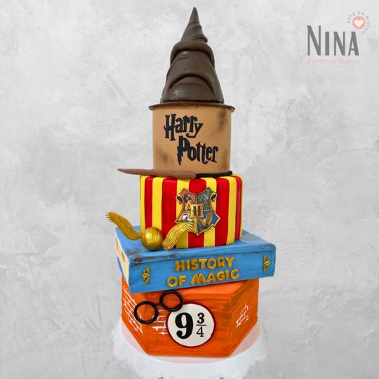 Bolo cenográfico Harry Potter — aluguel Nina Z Biscuit