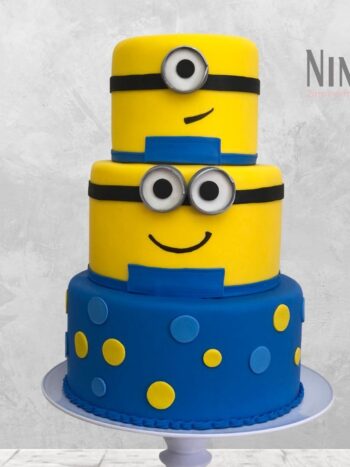 Bolo cenográfico Minions