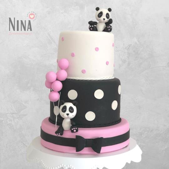 Bolo cenográfico Panda — aluguel Nina Z Biscuit