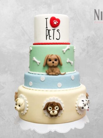 Bolo cenográfico Pet Shop 1