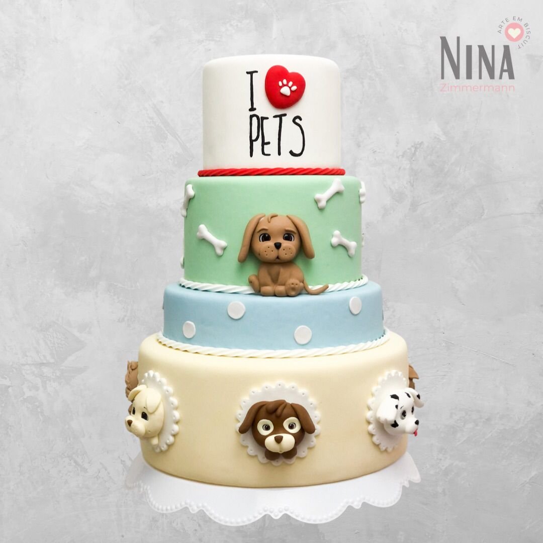 Bolo cenográfico Pet Shop 1 — aluguel Nina Z Biscuit