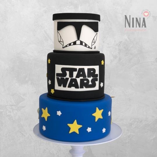Bolo cenográfico Star Wars — aluguel Nina Z Biscuit