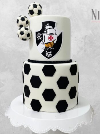 Bolo cenográfico Vasco - futebol
