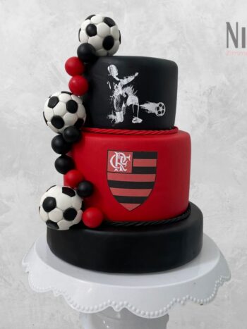 Bolo cenográfico Flamengo