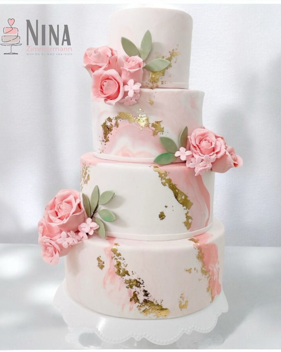 Bolo cenográfico Flora — aluguel Nina Z Biscuit