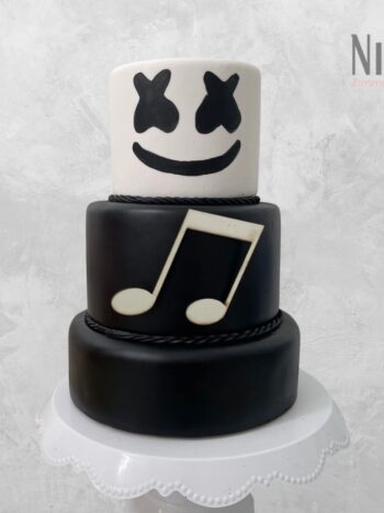 Bolo cenográfico DJ Marshmallow