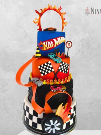 Bolo cenográfico Hot Wheels 3