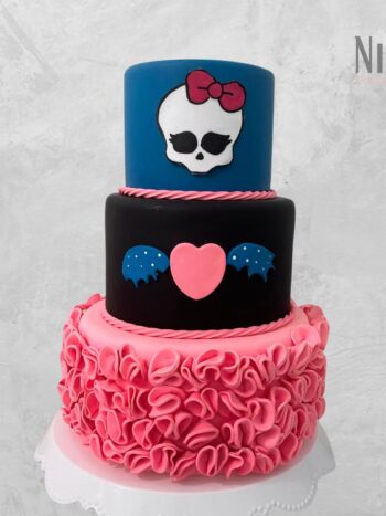 Bolo cenográfico Monster High