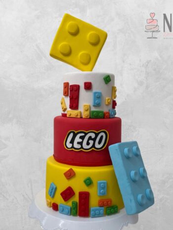 Bolo cenográfico Lego 1