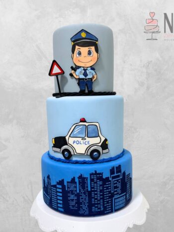 Bolo cenográfico Policial