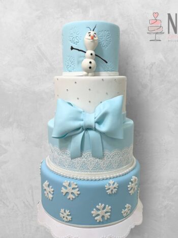 Bolo cenográfico Frozen 1