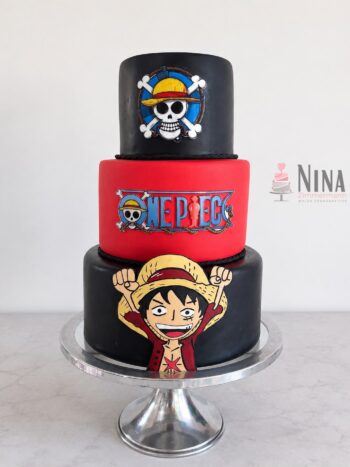 Bolo cenográfico One Piece