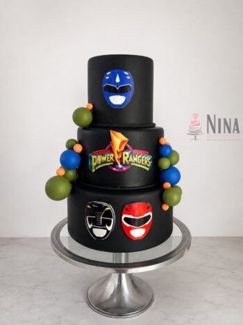 Bolo cenográfico Power Ranger