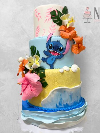 Bolo cenográfico Stitch 1