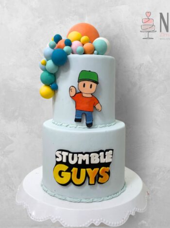 Bolo cenográfico Stumble Guys
