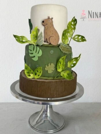 Bolo cenográfico Capivara