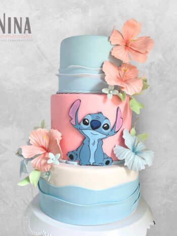Bolo cenográfico Stitch 2