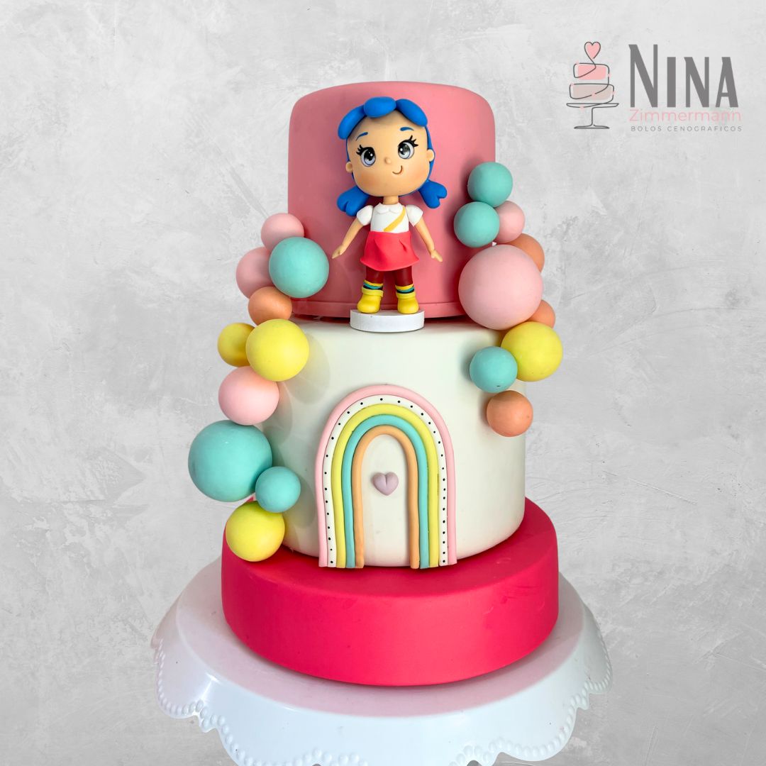 Bolo cenográfico Vera — aluguel Nina Z Biscuit