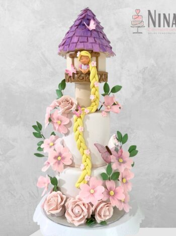 Bolo cenográfico Rapunzel