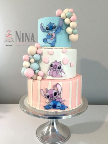 Bolo cenográfico Stitch 5